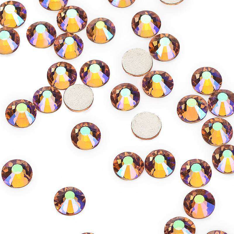 High Quality flatback rhinestones: Color - Champagne AB