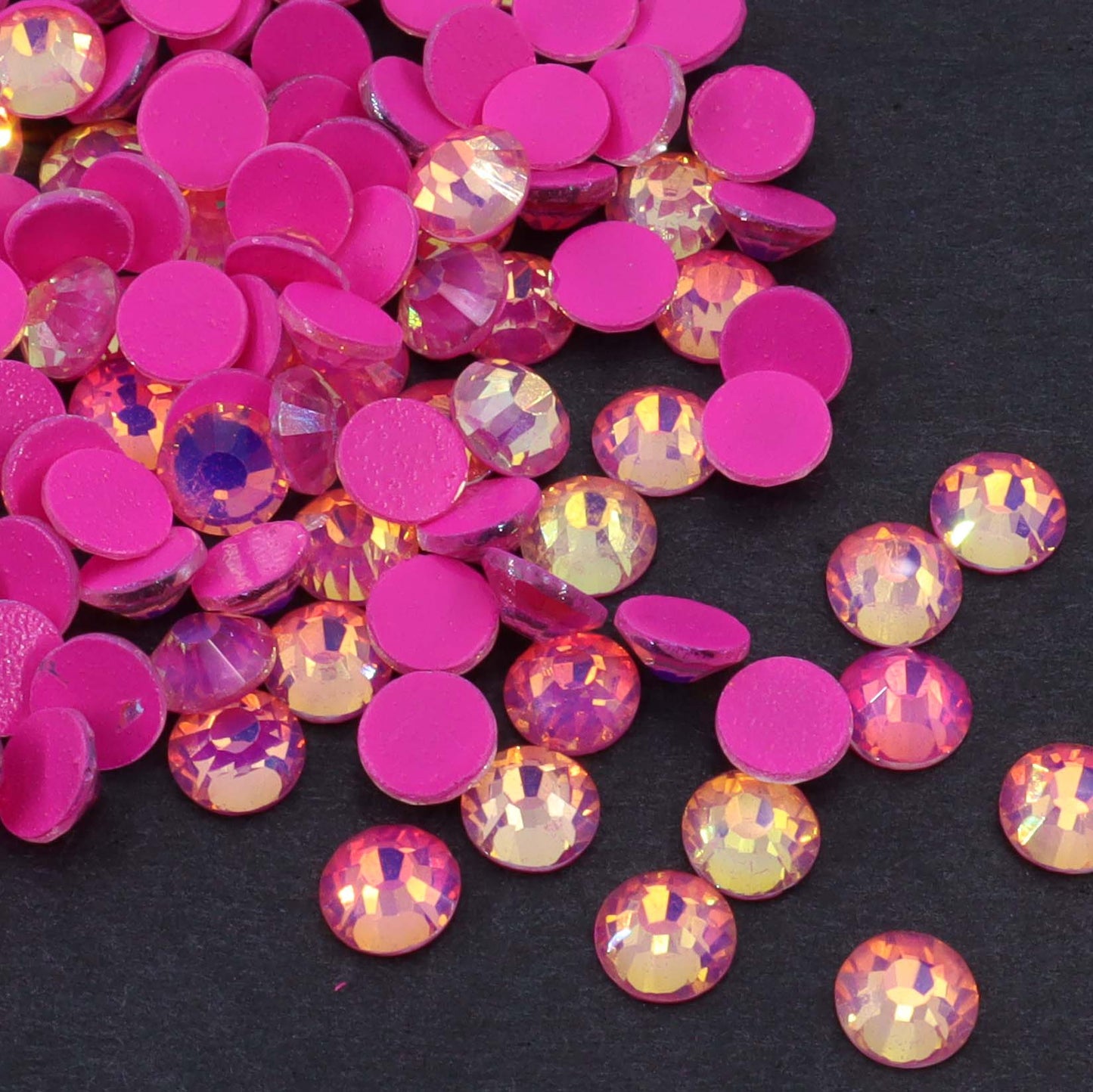 Dark Pink Luminous Opal