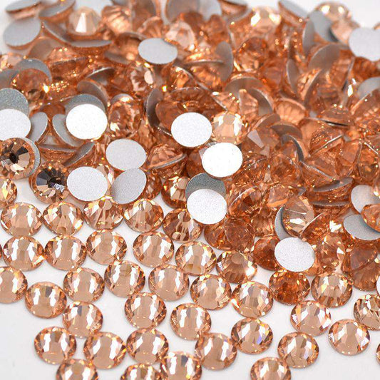 High Quality flatback rhinestones: Color - Champagne