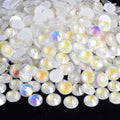 Crystal Luminous non-hotfix flatback glass rhinestones — soft luminous colour-shift