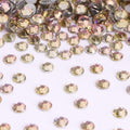 Silk Light non-hotfix flatback glass rhinestones — soft matte silk finish