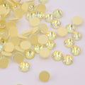 Jonquil Luminous Opal non-hotfix flatback glass rhinestones — glowing opalescent finish