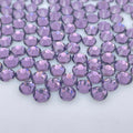 Light Violet non-hotfix flatback glass rhinestones — loose crystal swatch
