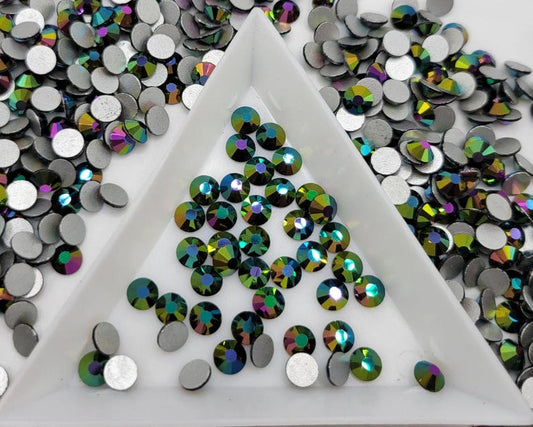 High Quality flatback rhinestones: Color - Air Emerald