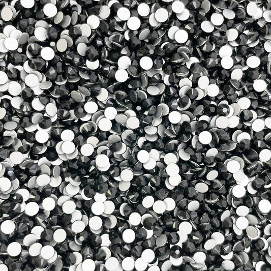 High Quality flatback rhinestones: Color -  Jet Black