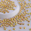 Sunshine non-hotfix flatback glass rhinestones — loose crystal swatch