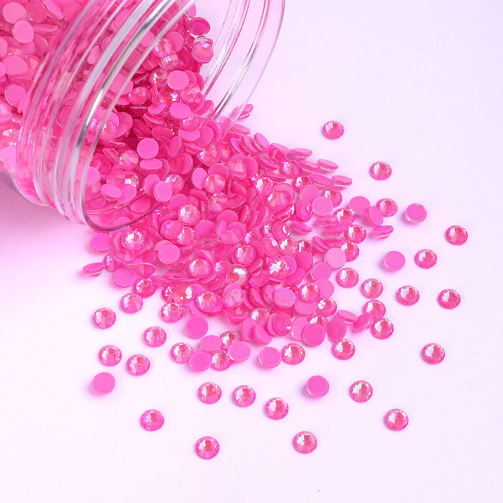 Rose Mocha rhinestones shown loose to show sparkle and cut