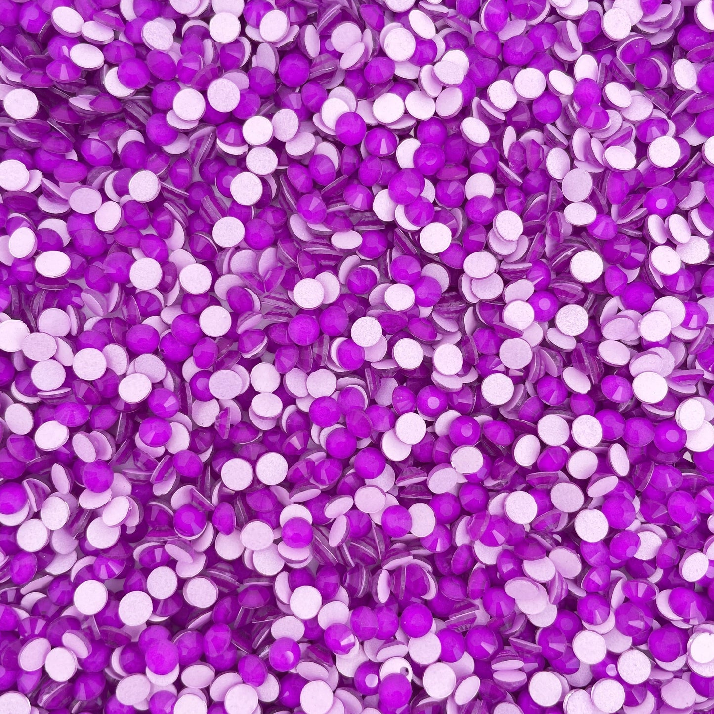 High Quality flatback rhinestones: Color - Dark Amethyst Neon
