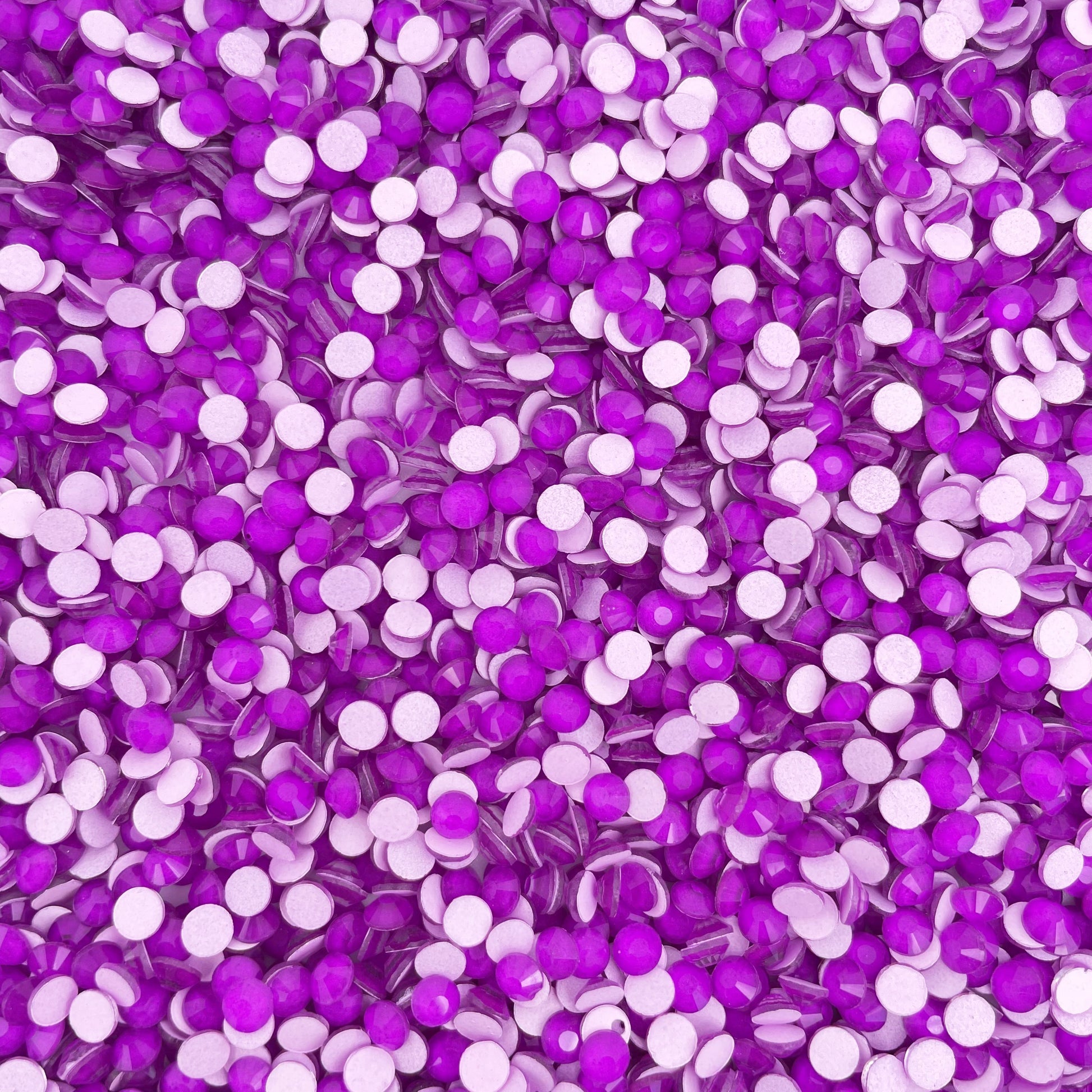 High Quality flatback rhinestones: Color - Dark Amethyst Neon