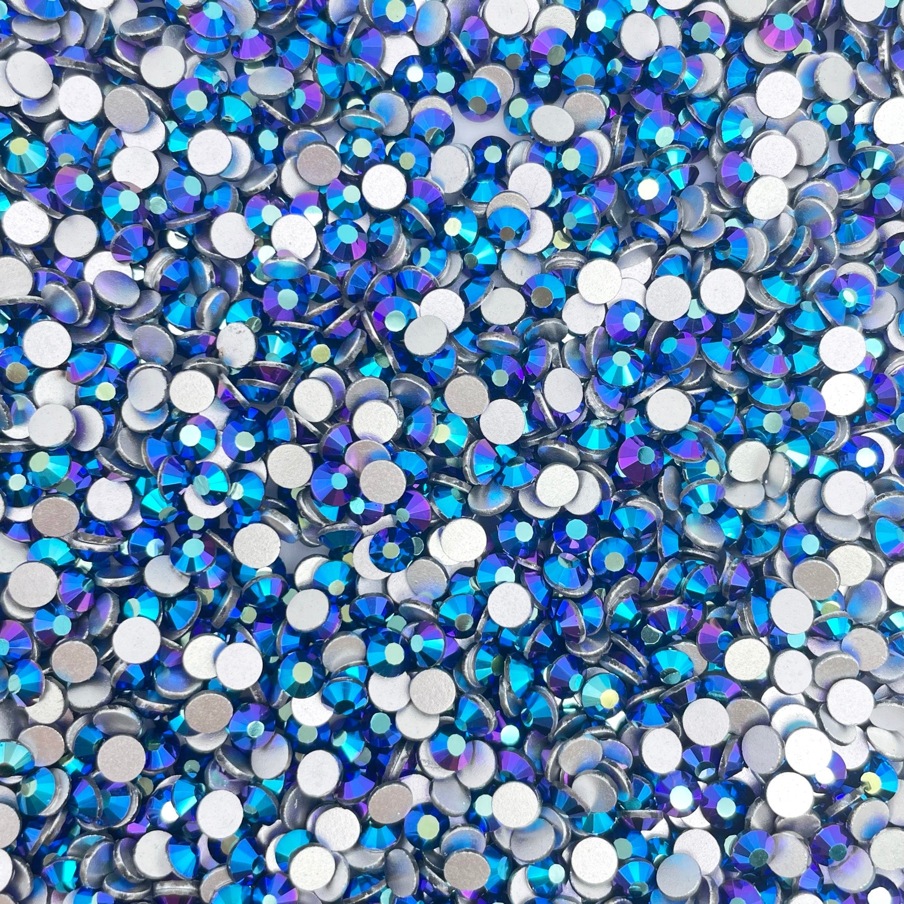 Montana AB rhinestones in a bulk 1,440-piece pack