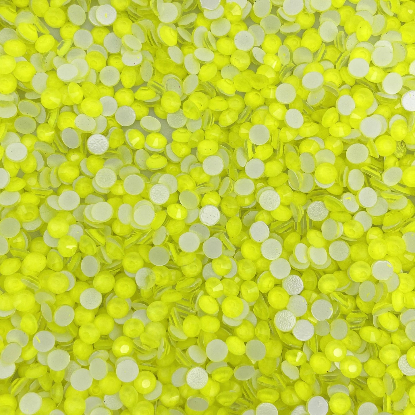High Quality flatback rhinestones: Color - Citrine Neon