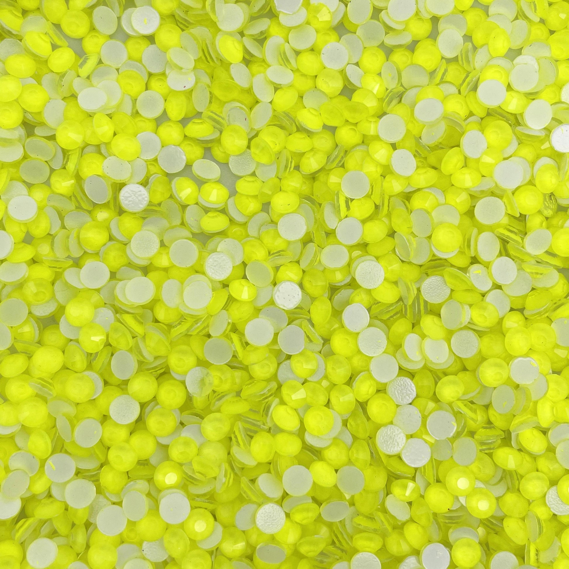 High Quality flatback rhinestones: Color - Citrine Neon