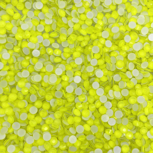 High Quality flatback rhinestones: Color - Citrine Neon