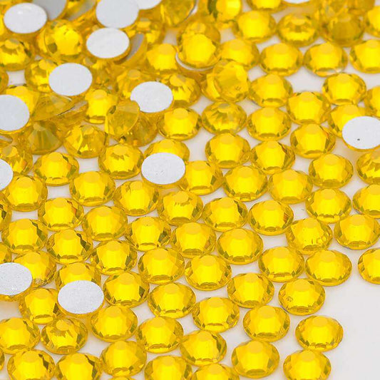 High Quality flatback rhinestones: Color - Citrine