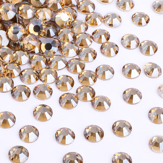 High Quality flatback rhinestones: Color - Golden Champagne 