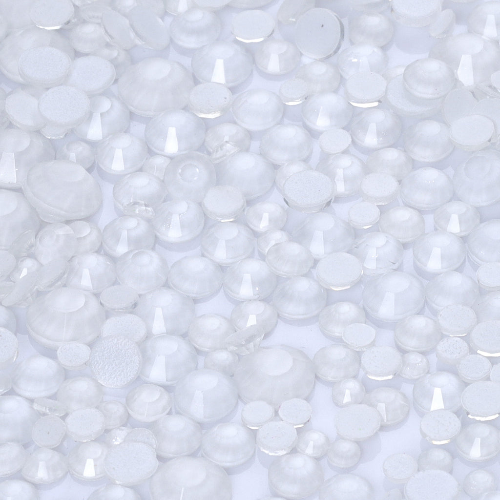 White Neon rhinestones in a bulk 1,440-piece pack