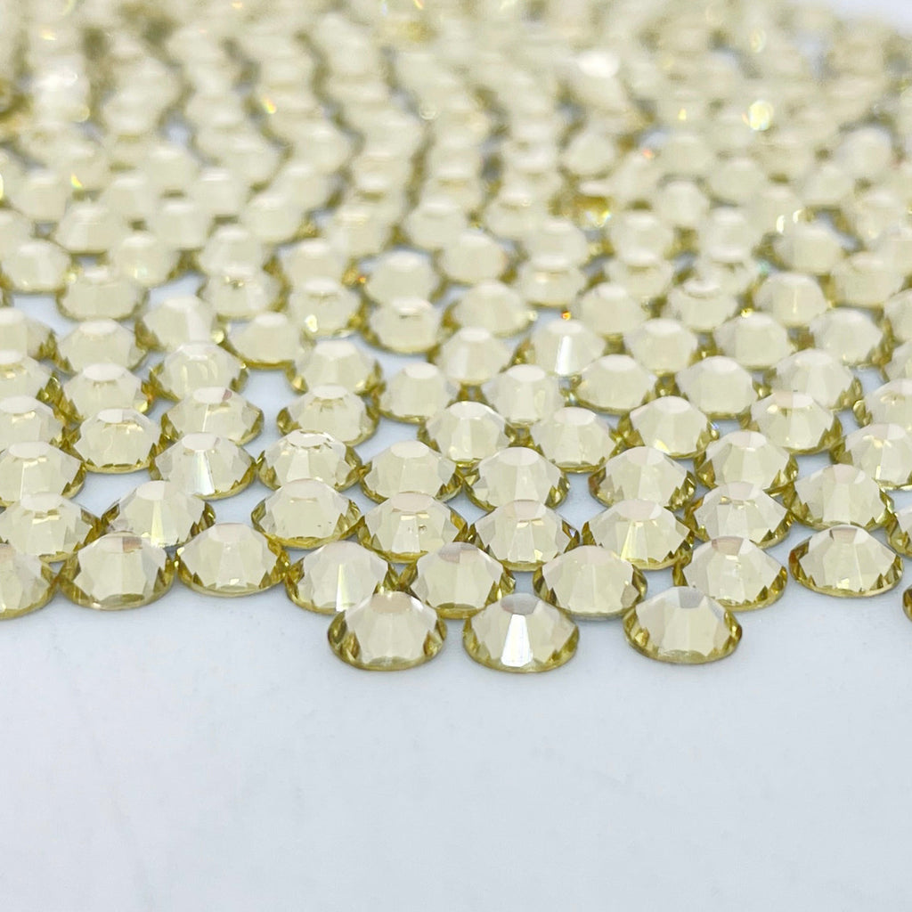 Jonquil non-hotfix flatback glass rhinestones — loose crystal swatch