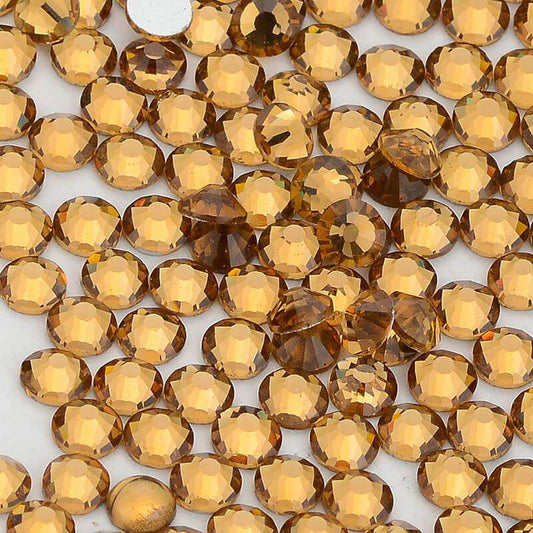 High Quality flatback rhinestones: Color - Light Colorado Topaz