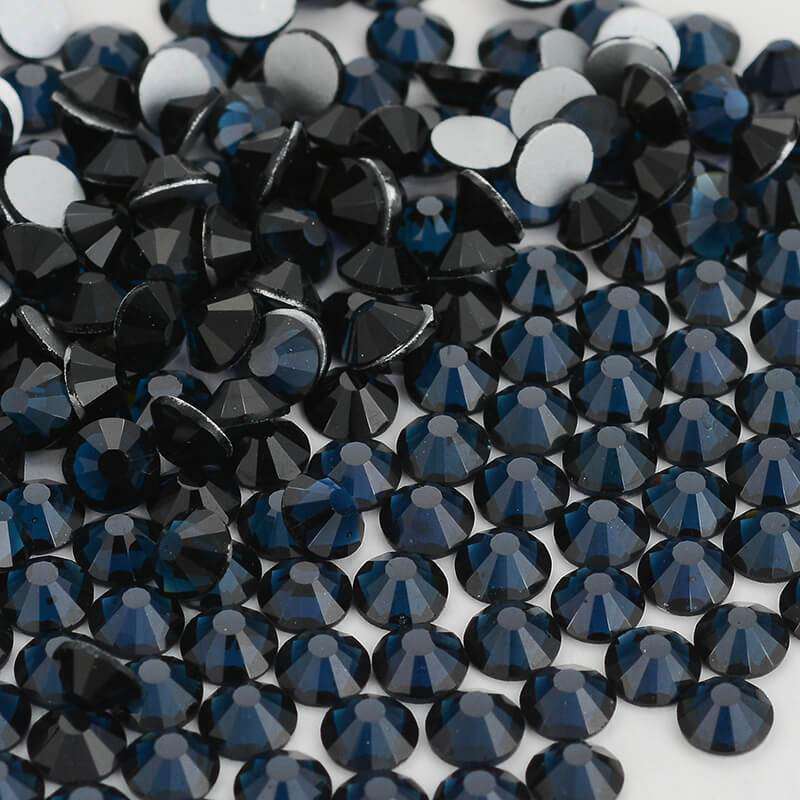 Montana rhinestones shown loose to show sparkle and cut